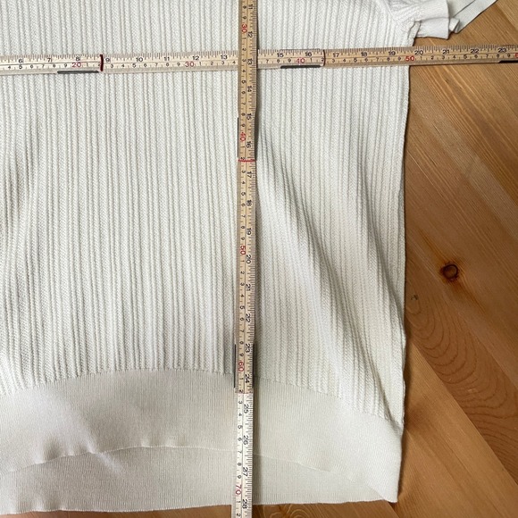 J.Crew Mens Cream Ribbed Cotton Short Sleeve Sweater Boho Polo BY969 Fits SMALL - Picture 9 of 9